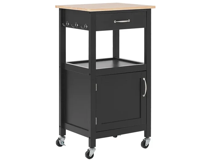 Carrito de cocina SIENA Negro