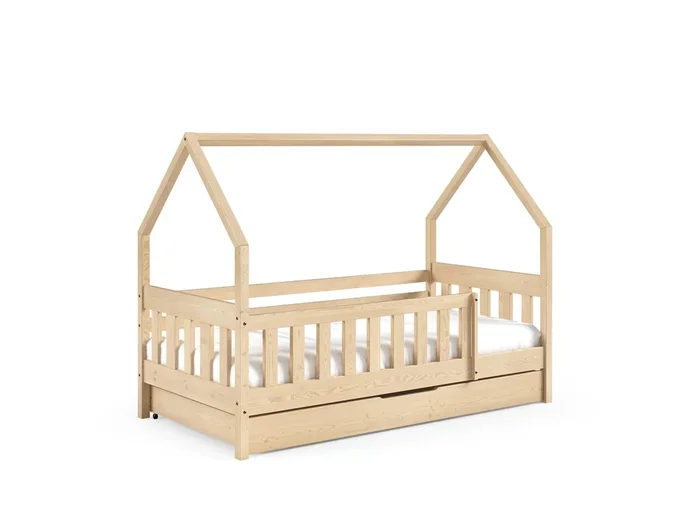 Casa cama LENA Beige 86x198x125cm
