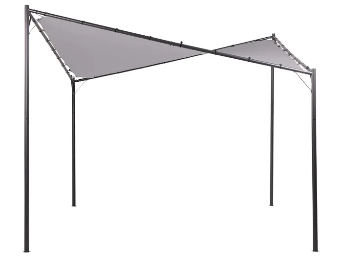 Cenador AVENTINE Metal 300 cm 300 cm Gris