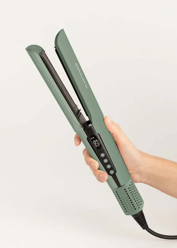 CERAMIC AIR STYLER DUAL – Plancha secador iónico 2 en 1 para pelo mojado o seco con revestimiento cerámico