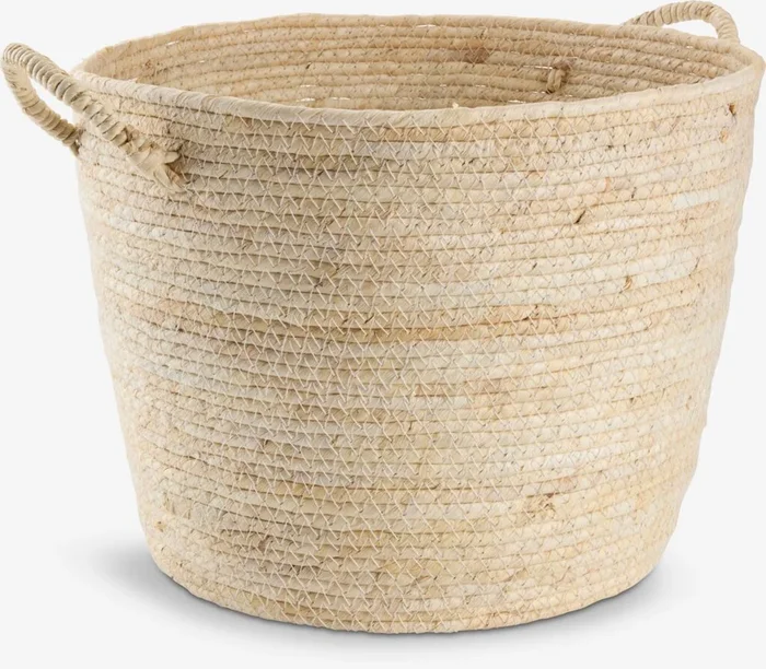 Cesta JUSTIN Ø35xA26cm natural