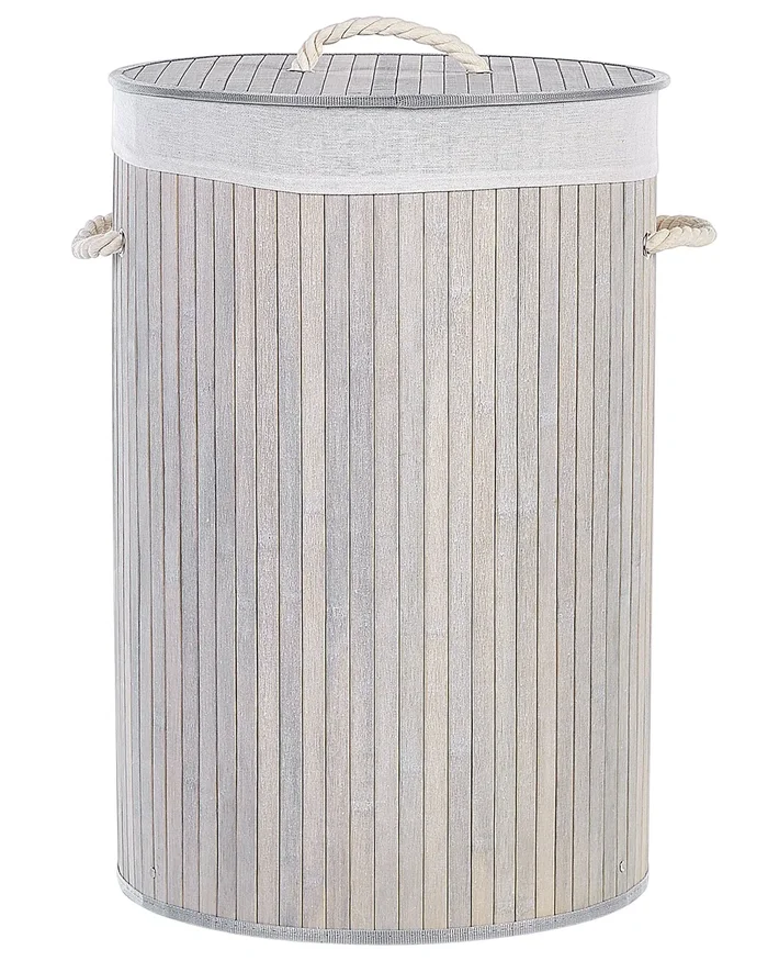 Cesta SANNAR Madera de bambú Gris 75 L