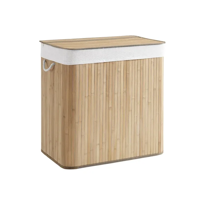 Cesto de Ropa Sucia de 150 L Natural-SONGMICS