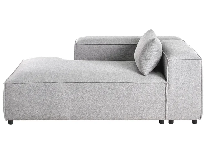 Chaise longue derecho BRANDE Gris