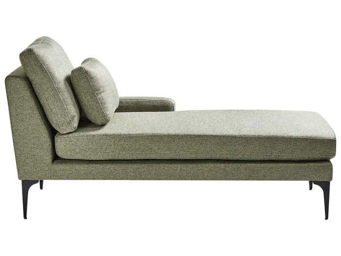 Chaise longue izquierdo EWRON Tela Verde