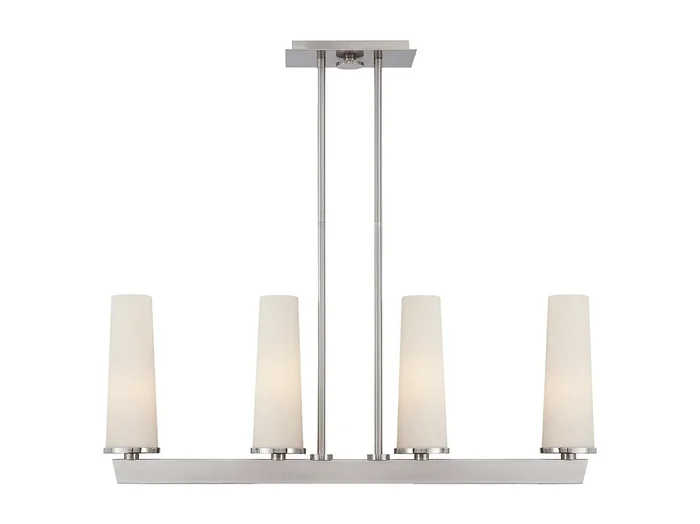 Chelsea Loft Contemporary 4 Light Pendant Borstad Nickel