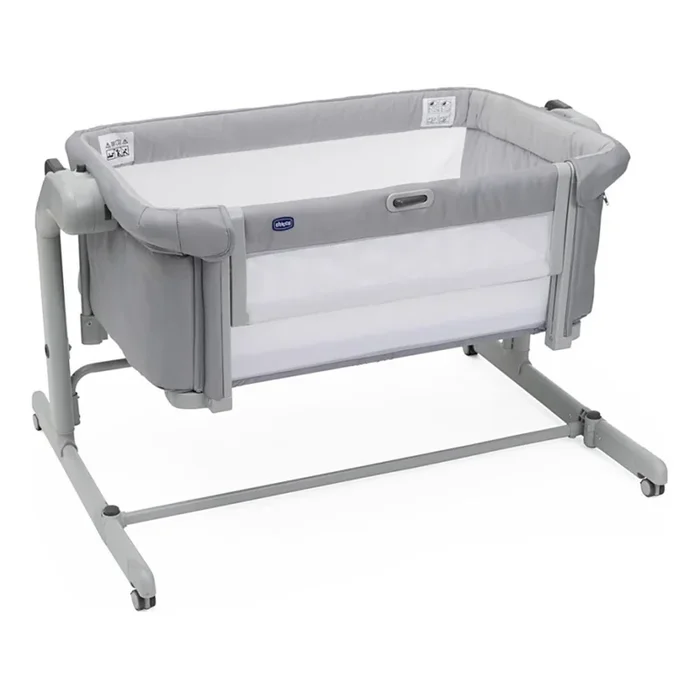 Chicco – Cuna para bebé 2en1 2v1 NEXT2ME MAGIC EVO gris claro