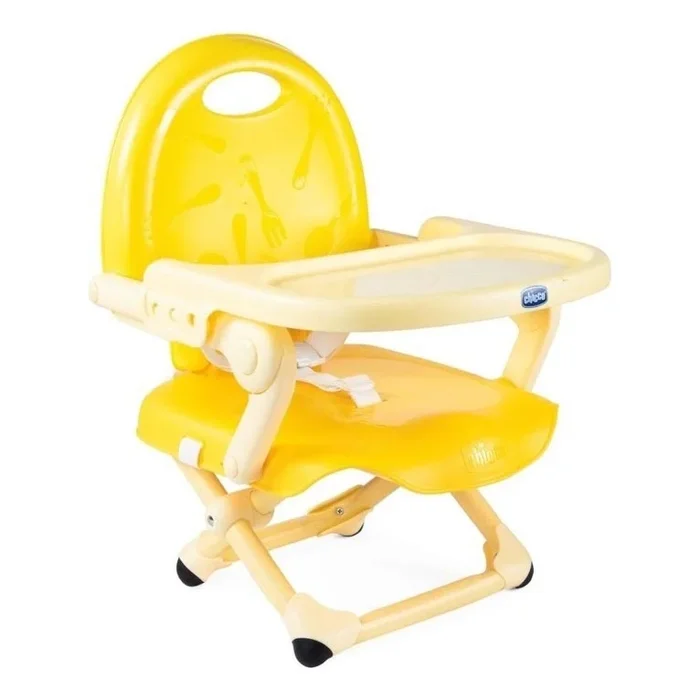Chicco – Silla elevadora portátil para niños POCKET SNACK amarillo