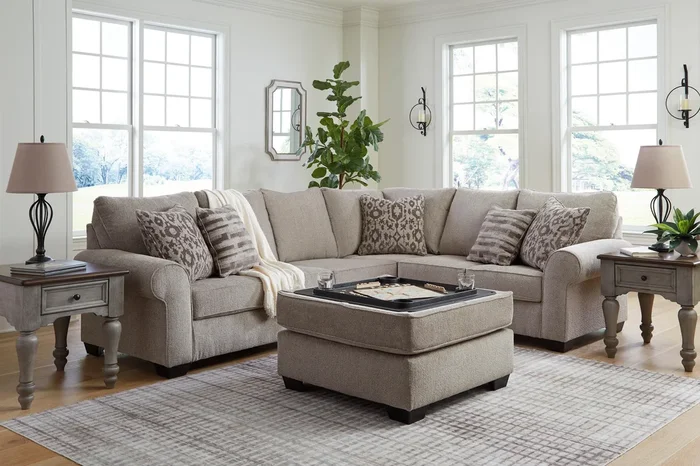 Claireah Umber 3-Piece Right Arm Facing (RAF) Sectional