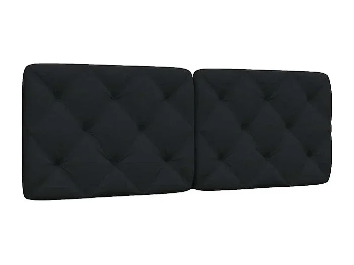 Cojín cabecero negro tela 140 cm