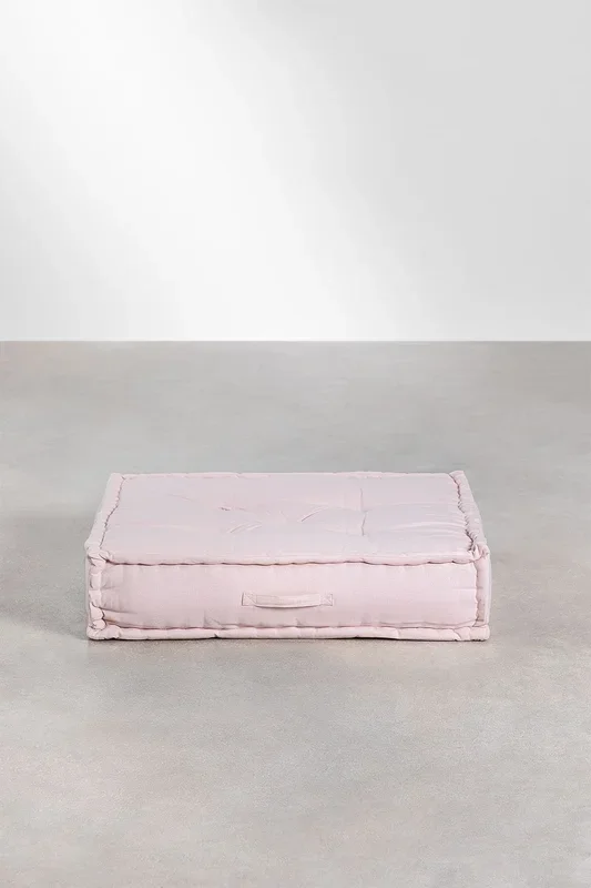 Cojín para Sofá Modular en Algodón Dhel Rosa Malvavisco – SKLUM