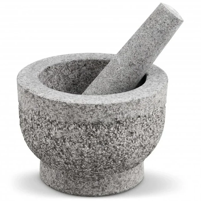 Cole&Mason – Mortero de granito con pilón GRANITE diá. 15 cm granito/gris