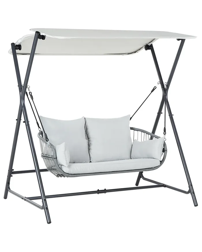 Columpio FIASTRA Metal Gris claro