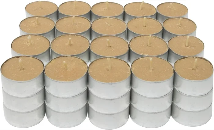 COM-FORT HOUSE Pack de 60 Velas de te Perfumadas 4,5 Horas de Duración