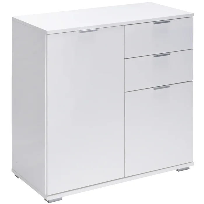 Cómoda aparador Alba blanco con puertas tipo DB121