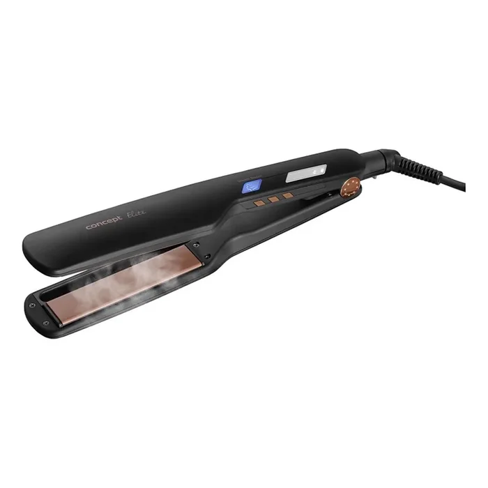 Concept VZ6010 – Plancha de pelo a vapor con pantalla LED ELITE STEAM BOOST 54W/230V negro