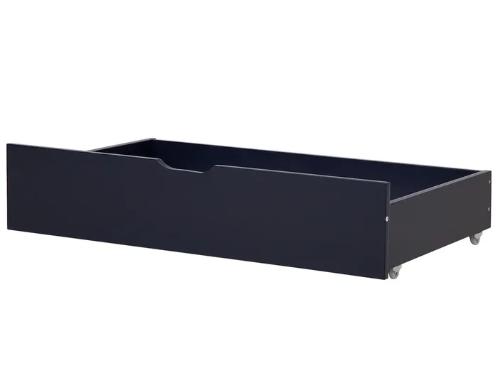 Conjunto de 2 cajones de cama Madera de pino RUMILLY Azul marino