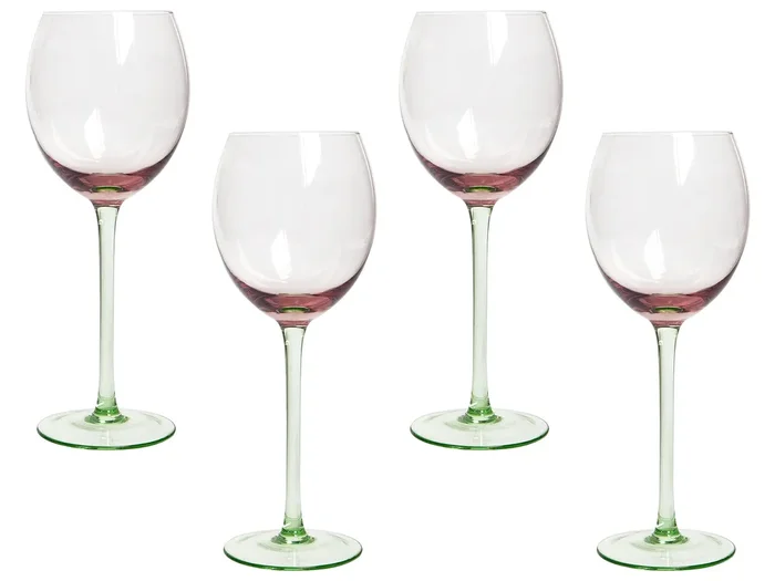 Conjunto de 4 copas de vino DIOPSIDE 360 ml Rosa