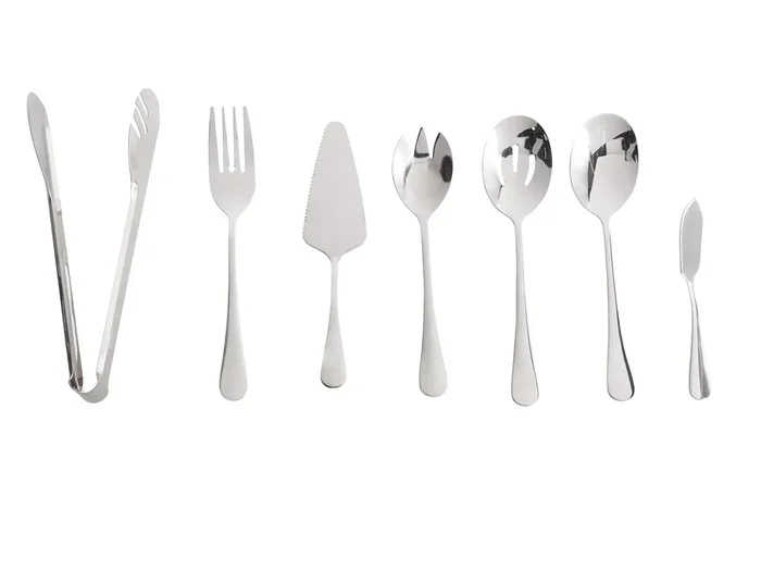 Conjunto de 7 utensilios de cocina ZITI Plateado