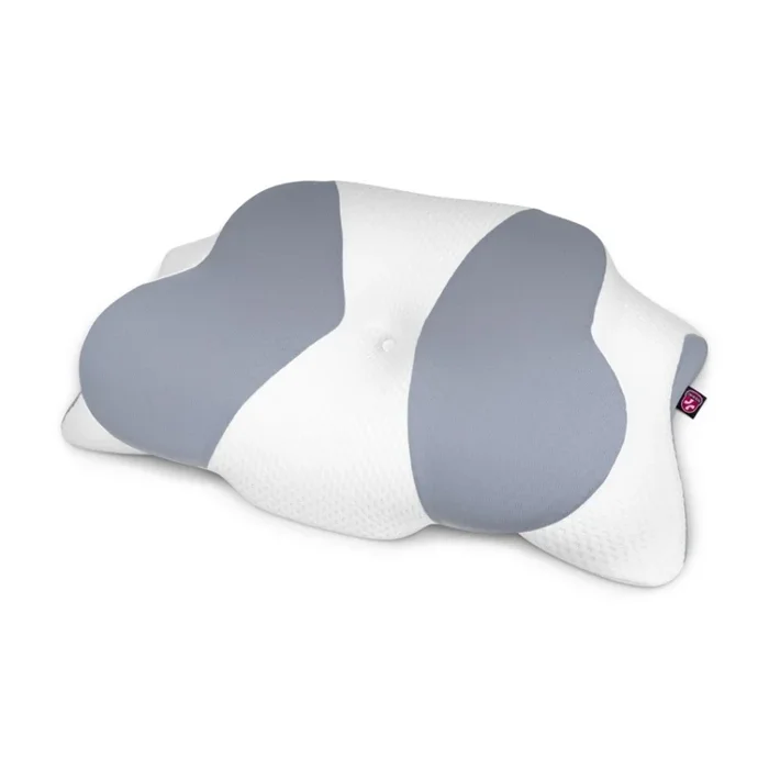 CONNECT IT CFH-6032-WH – Almohada anatómica Gemini blanca/gris