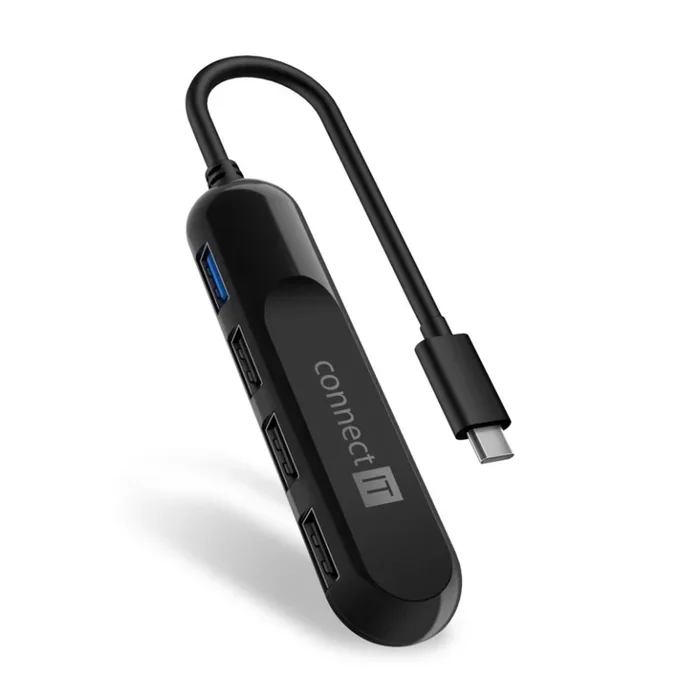 CONNECT IT CHU-5000-BK – USB-C hub 4en1