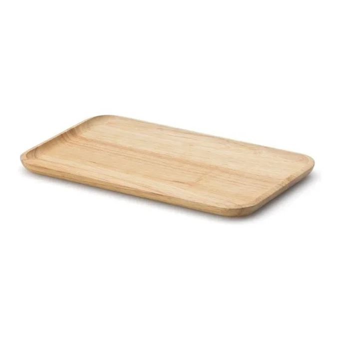 Continenta C3287 – Bandeja para servir 34×21 cm madera de caucho