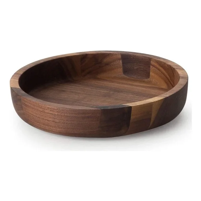 Continenta C4233 – Cuenco de madera 20×4,3 cm nogal