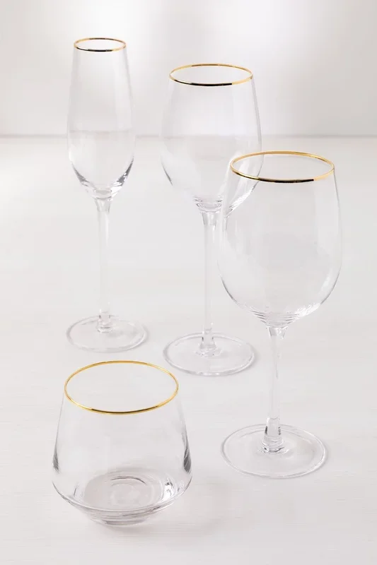 Cristalería 16 piezas Arely Transparente – SKLUM