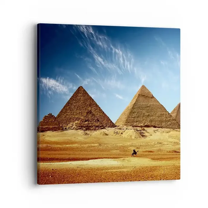 Cuadro sobre lienzo – Impresión de Imagen – 40 siglos te observan – 40×40 cm