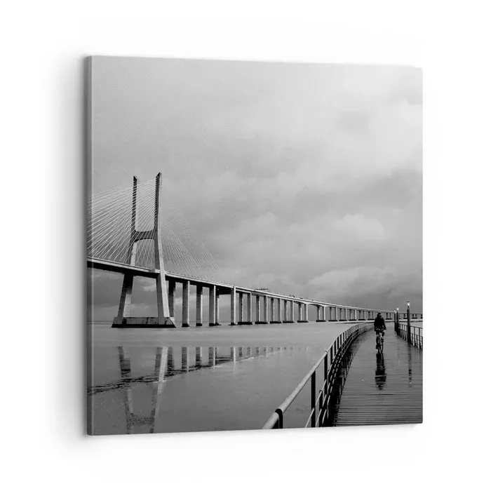 Cuadro sobre lienzo – Impresión de Imagen – A cada uno lo suyo – 60×60 cm