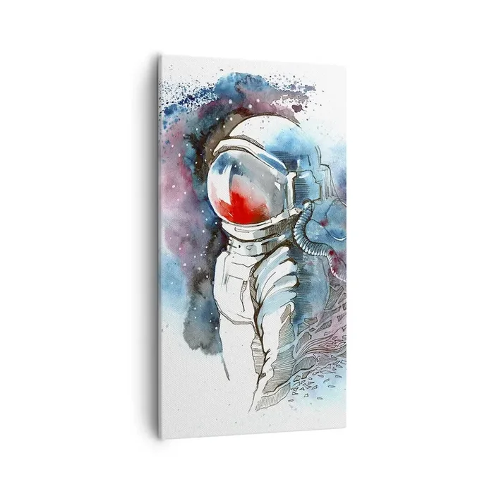Cuadro sobre lienzo – Impresión de Imagen – A solas con el cosmos – 55×100 cm