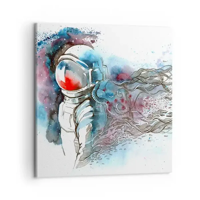 Cuadro sobre lienzo – Impresión de Imagen – A solas con el cosmos – 60×60 cm