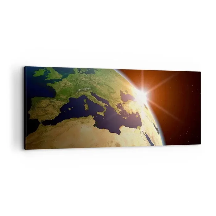 Cuadro sobre lienzo – Impresión de Imagen – Amanecer – 100×40 cm