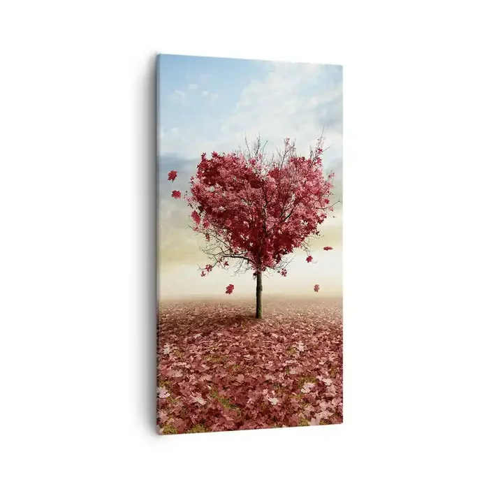 Cuadro sobre lienzo – Impresión de Imagen – Amor de otoño – 55×100 cm