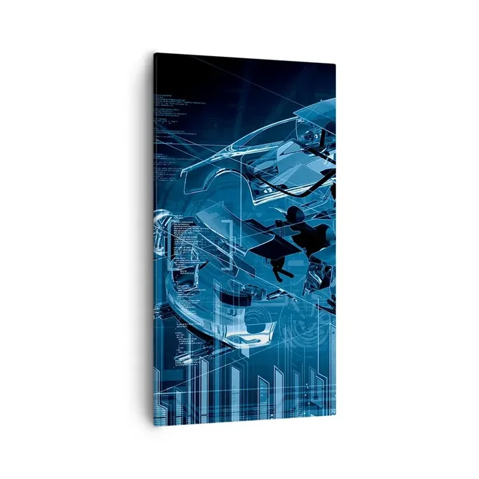 Cuadro sobre lienzo – Impresión de Imagen – Anatomía del ingeniero – 55×100 cm