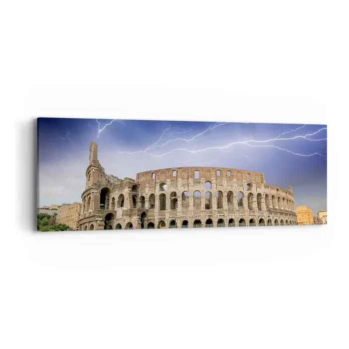 Cuadro sobre lienzo – Impresión de Imagen – Arena de guerreros – 90×30 cm