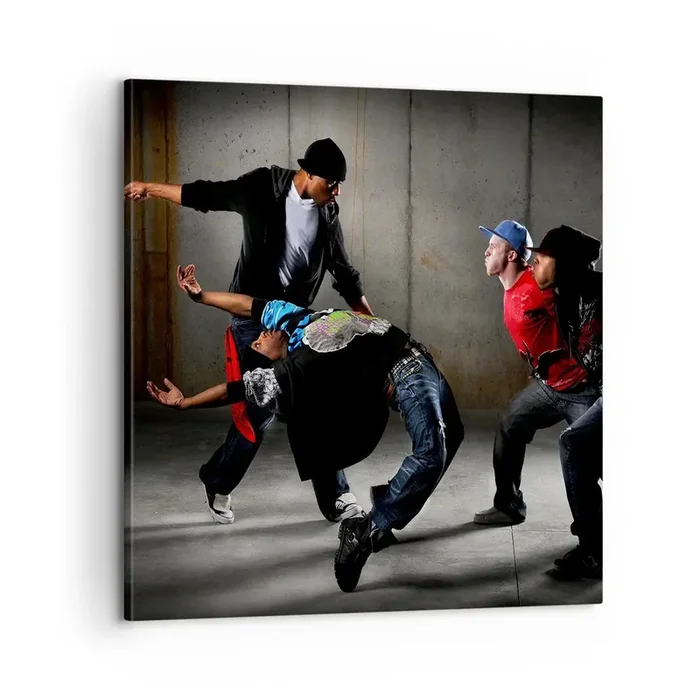 Cuadro sobre lienzo – Impresión de Imagen – Bailando con el viento de la calle – 60×60 cm