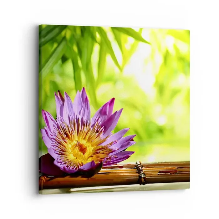 Cuadro sobre lienzo – Impresión de Imagen – Bajo el sol de Asia – 30×30 cm