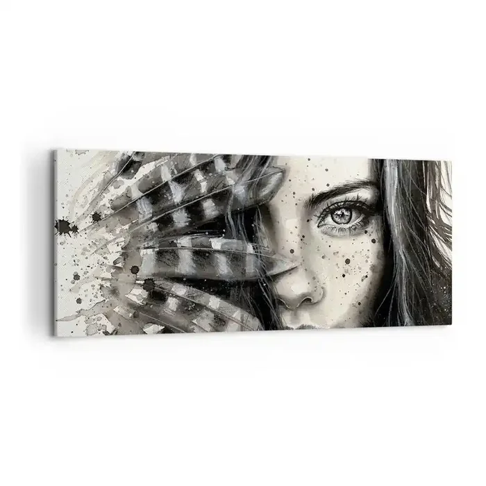 Cuadro sobre lienzo – Impresión de Imagen – Belleza salvaje – 100×40 cm