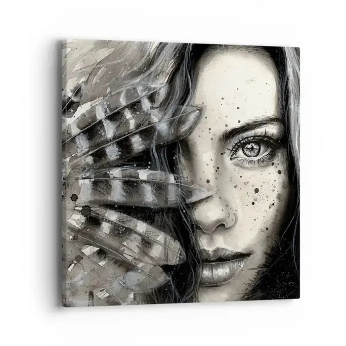Cuadro sobre lienzo – Impresión de Imagen – Belleza salvaje – 40×40 cm