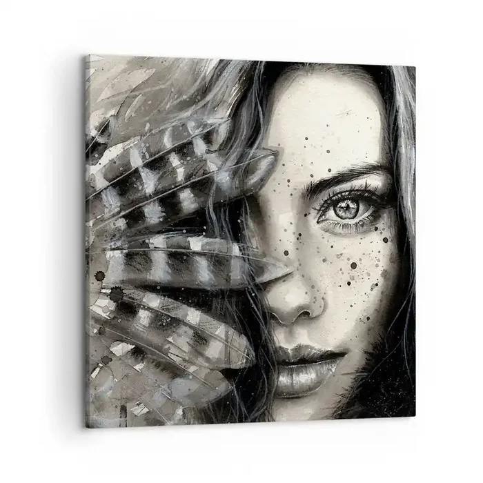 Cuadro sobre lienzo – Impresión de Imagen – Belleza salvaje – 50×50 cm