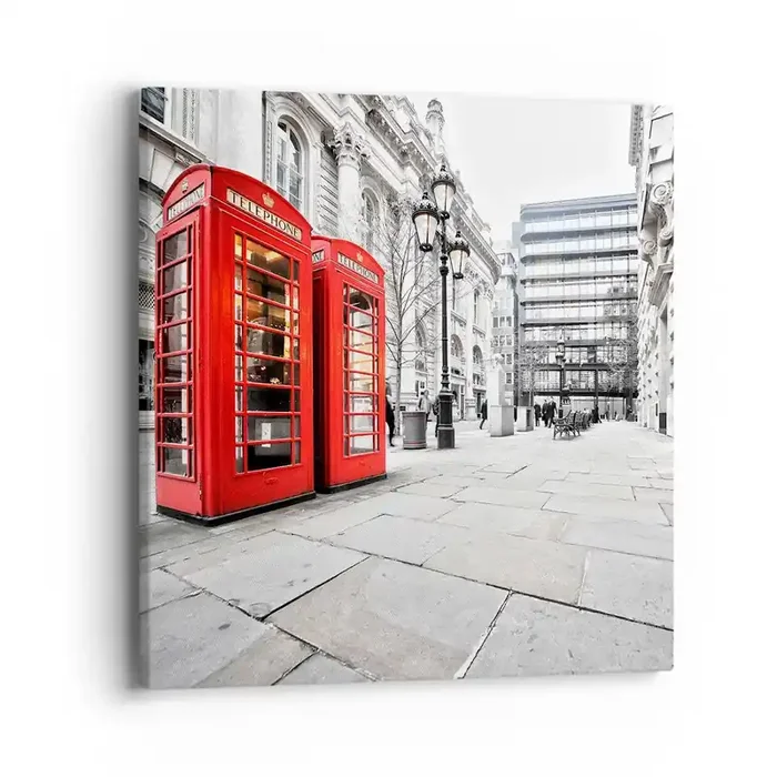 Cuadro sobre lienzo – Impresión de Imagen – Bienvenido a Londres – 40×40 cm