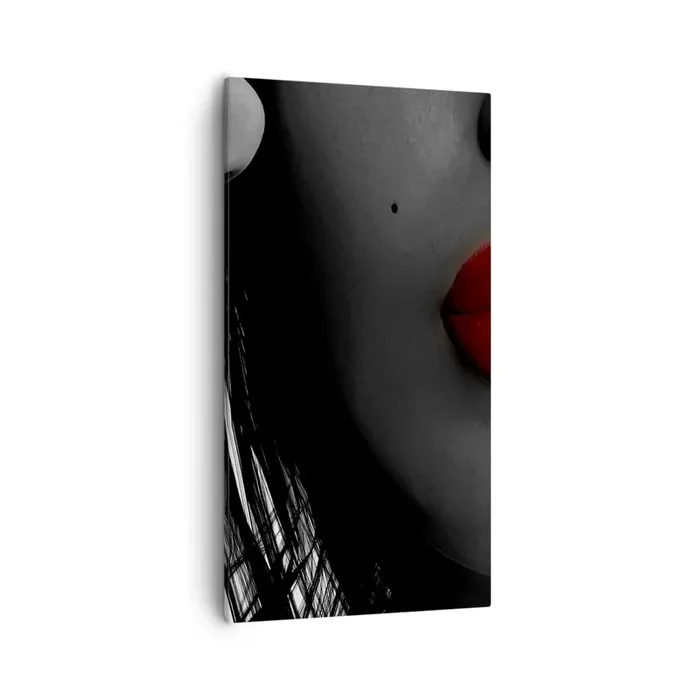 Cuadro sobre lienzo – Impresión de Imagen – Cara a cara – 55×100 cm