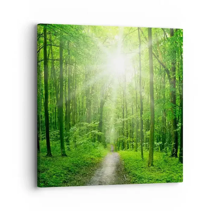 Cuadro sobre lienzo – Impresión de Imagen – Catedral verde – 30×30 cm
