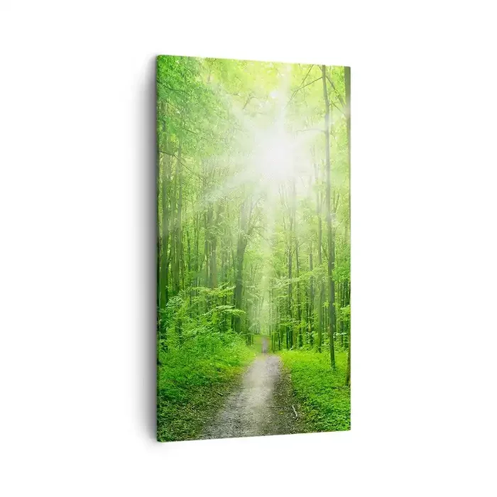 Cuadro sobre lienzo – Impresión de Imagen – Catedral verde – 45×80 cm