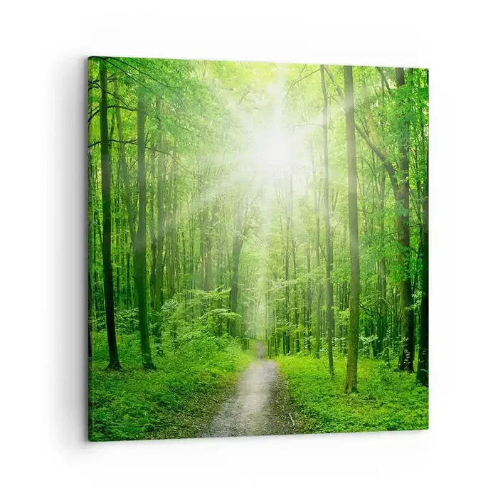 Cuadro sobre lienzo – Impresión de Imagen – Catedral verde – 50×50 cm