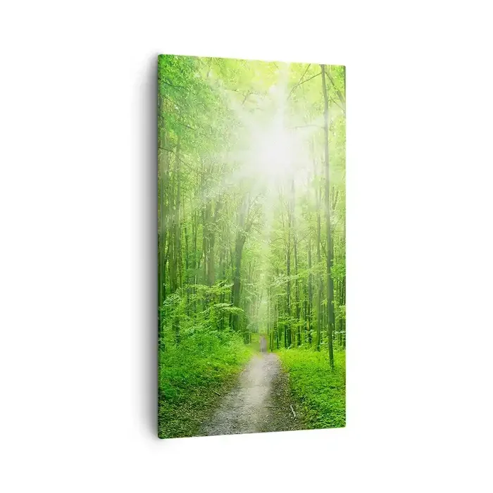 Cuadro sobre lienzo – Impresión de Imagen – Catedral verde – 55×100 cm