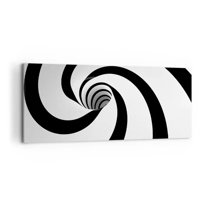 Cuadro sobre lienzo – Impresión de Imagen – ¿Ceder al torbellino? – 100×40 cm