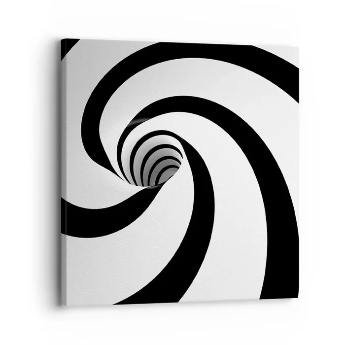 Cuadro sobre lienzo – Impresión de Imagen – ¿Ceder al torbellino? – 30×30 cm