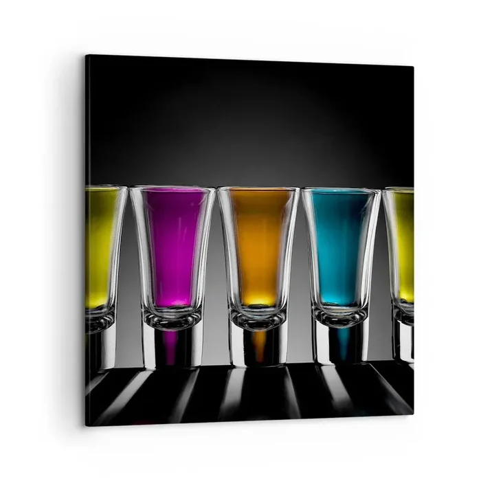 Cuadro sobre lienzo – Impresión de Imagen – Colores de la alegría – 50×50 cm